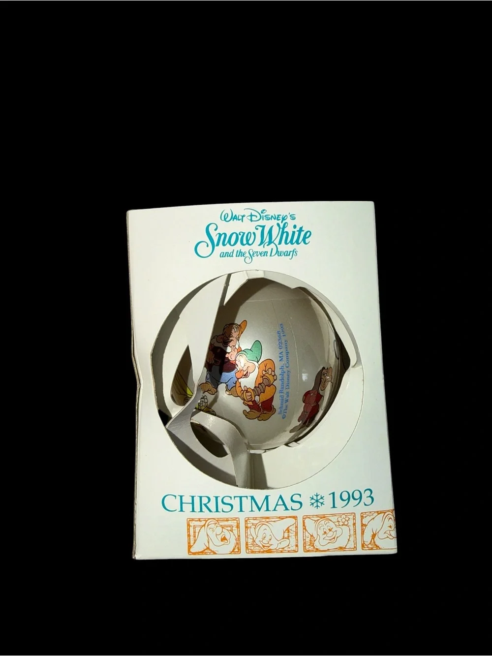 Walt Disney Snow White Christmas Ornament - 1993